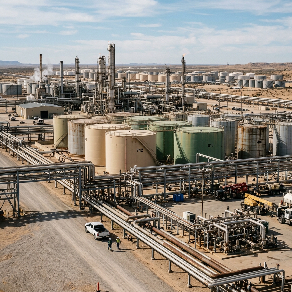 Basra Oil Fields Infrastructure